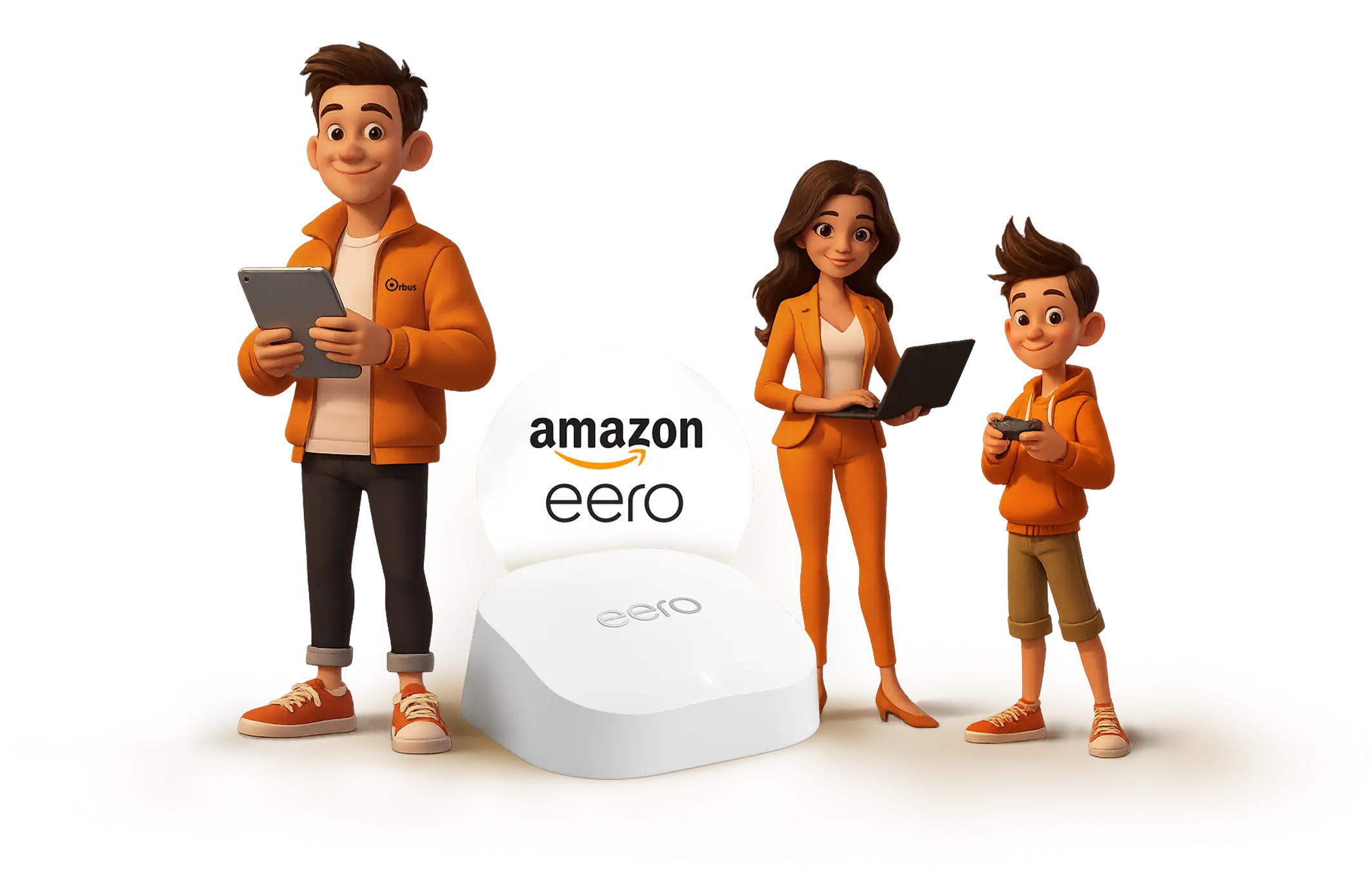 UK family using Orbus Wi-Fi